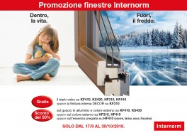 PROMOZIONE FINESTRE INTERNORM 2018